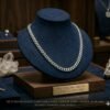 Cadena Cubana "Mística": Fuerza y Tradición en Plata .925