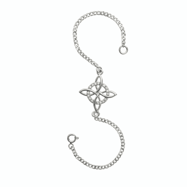 Pulsera Mística: Nudo de Bruja en Plata Ley .925