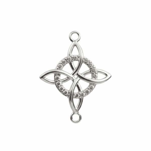 Pulsera Mística: Nudo de Bruja en Plata Ley .925