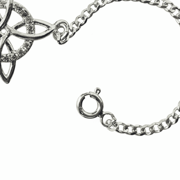 Pulsera Mística: Nudo de Bruja en Plata Ley .925