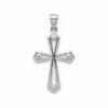 Cruz de Plata 925, 4 Zirconias