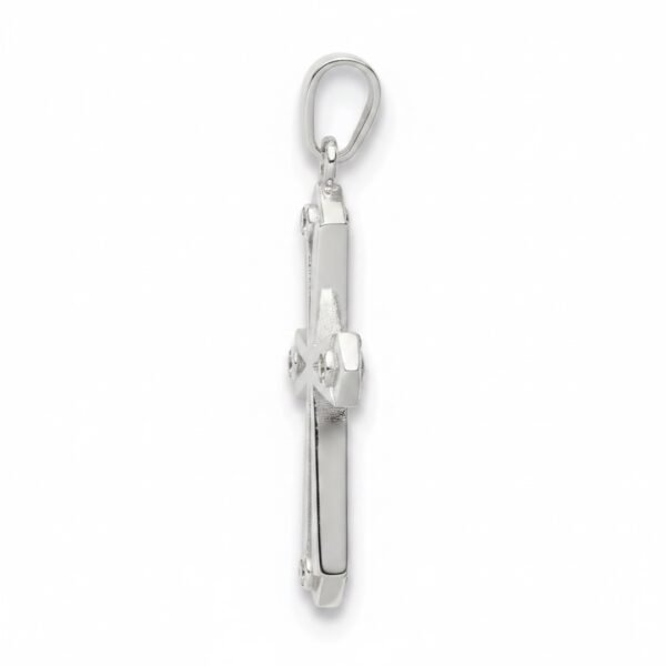 Cruz de Plata 925, 4 Zirconias