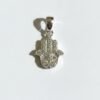 Dije de la Mano de Fátima en Plata .925