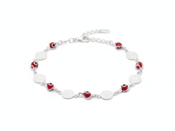 iafp8tekdwopwzdhjtts-1.jpg Pulsera de Plata Esotérica, San Benito y Ojo Turco