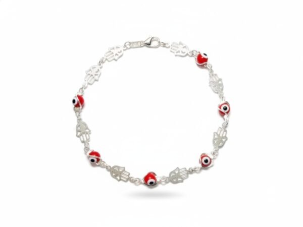 Pulsera Mano de Fátima, Ojo Turco