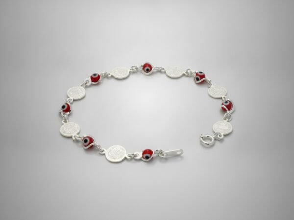 pk7547jgumg4epfpvhyy-1.jpg Pulsera de Plata Esotérica, San Benito y Ojo Turco
