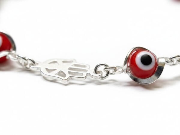 Pulsera Mano de Fátima, Ojo Turco