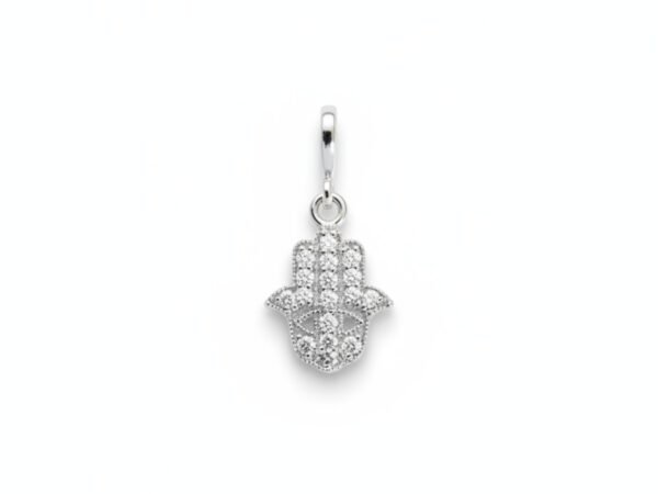 Dije de la Mano de Fátima en Plata .925